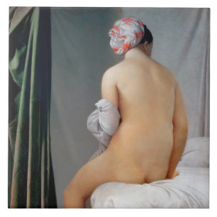 The Great Bather (Seated Woman), Dominique Ingres Tile