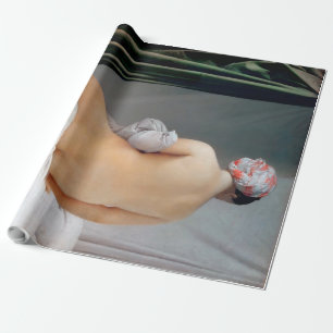 The Great Bather (Seated Woman), Dominique Ingres Wrapping Paper