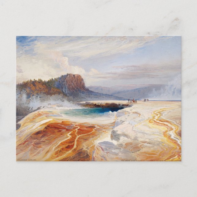 The Great Blue Spring of the Lower Geyser Basin Postcard (Front)