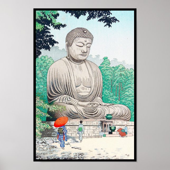 The Great Buddha at Kamakura FUJISHIMA TAKEJI Poster (Front)