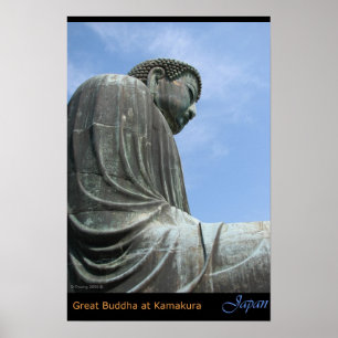 The Great Buddha at Kamakura Poster