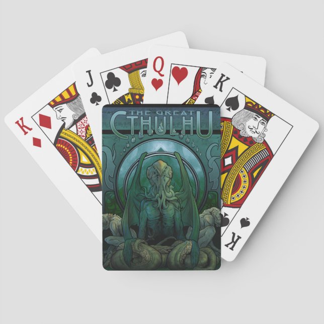 The Great Cthulhu Bicycle Playing Cards (Back)