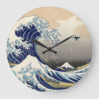 The Great Drone Wave Off Kanagawa