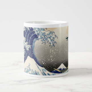 The Great Drone Wave Off Kanagawa Large Coffee Mug