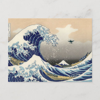 The Great Drone Wave Off Kanagawa Postcard