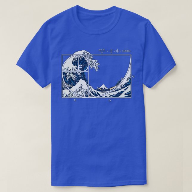 The Great Fibonacci Wave 2 T-Shirt (Design Front)