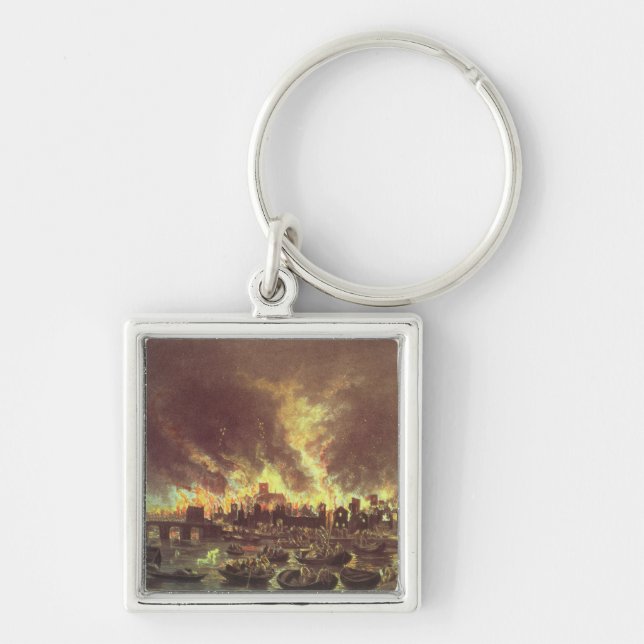 The Great Fire of London, 1666 Key Ring (Front)