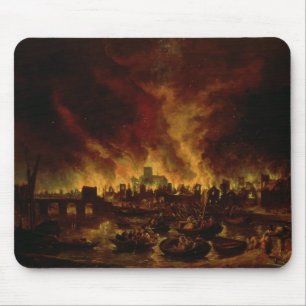 The Great Fire of London in 1666 Mouse Mat