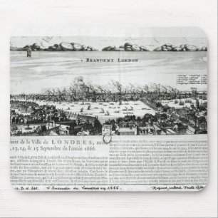 The Great Fire of London in 1666 Mouse Mat
