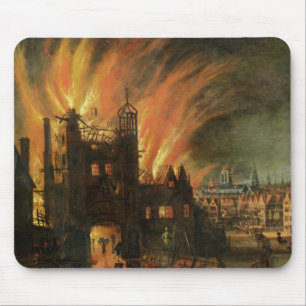 The Great Fire of London (September 1666) with Lud Mouse Mat