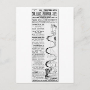 The Great Forepaugh Show Advertisement Postcard