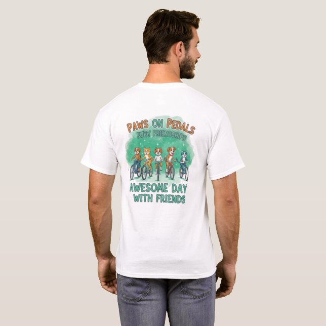 The Great Furry Bicycle Race T-Shirt (Back Full)