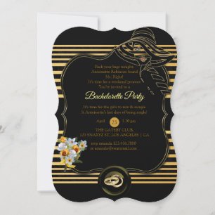 The Great Gatsby Bachelorette Party Invitation