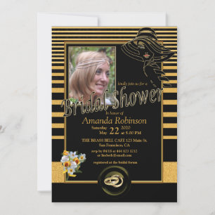 The Great Gatsby Bridal Shower Invitation