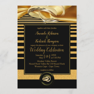 The Great Gatsby Inspiration Wedding Invitation