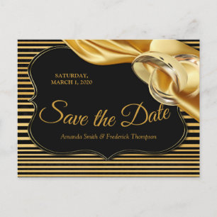 The Great Gatsby Save the Date Announcement Postcard