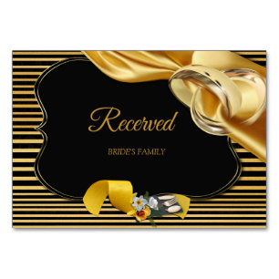 The Great Gatsby Wedding Reserved Card