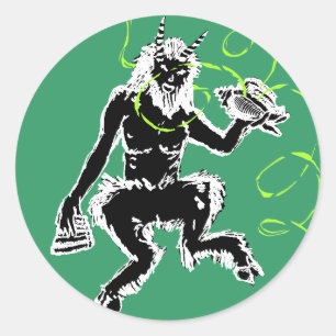 The Great God Pan Classic Round Sticker