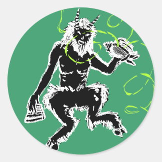 The Great God Pan Classic Round Sticker