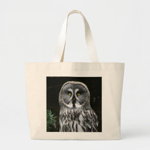 The Great Grey Owl jtcna Large Tote Bag