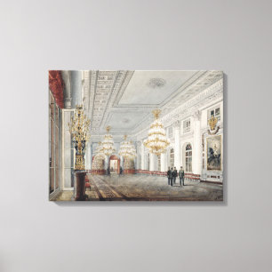 The Great Hall, Winter Palace, St. Petersburg Canvas Print