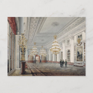 The Great Hall, Winter Palace, St. Petersburg Postcard