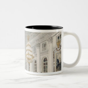 The Great Hall, Winter Palace, St. Petersburg Two-Tone Coffee Mug