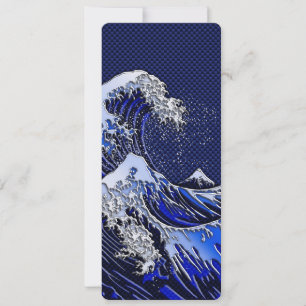 The Great Hokusai Wave chrome carbon fibre styles