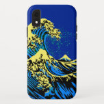 The Great Hokusai Wave in Pop Art Style iPhone XR Case<br><div class="desc">A custom design inspired by the Great Wave of Kanagawa painted by ancient Japanese artist Hokusai. It is rendered in a vibrant art style. Sounds good, a great gift idea. Use the "Ask this Designer" link to contact us with your special design requests or for some assistance with any of...</div>