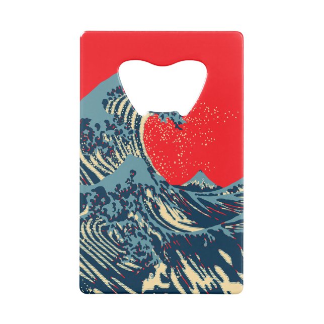 The Great Hokusai Wave Pop Decor (Back)