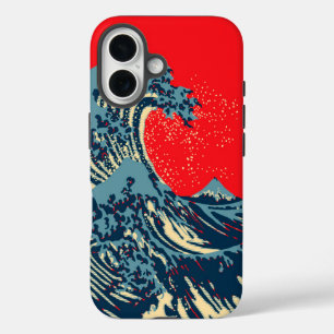The Great Hokusai Wave Pop Decor iPhone 16 Case