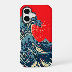 The Great Hokusai Wave Pop Decor iPhone 16 Case