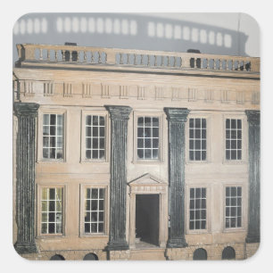The Great House' English doll's house Square Sticker