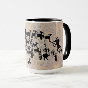 The Great Hunt Petroglyph Panel Mug