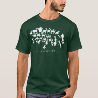 The Great Hunt Petroglyph Panel T-Shirt