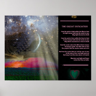 The Great Invocation Poster