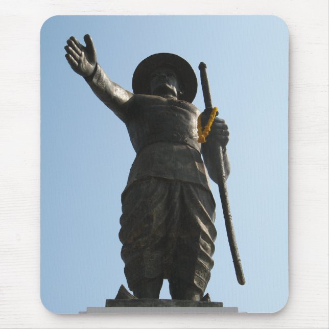 The Great King Anouvong ... Vientiane, Laos Mouse Mat (Front)