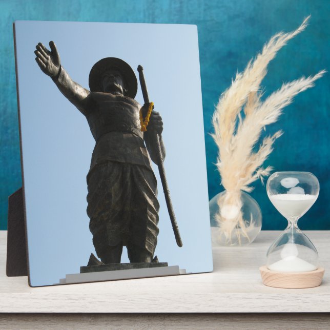 The Great King Anouvong ... Vientiane, Laos Plaque (Side)