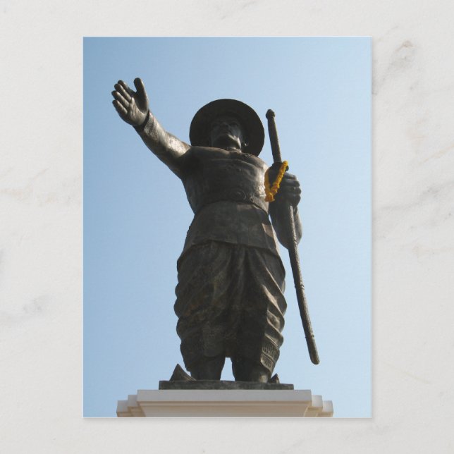 The Great King Anouvong ... Vientiane, Laos Postcard (Front)