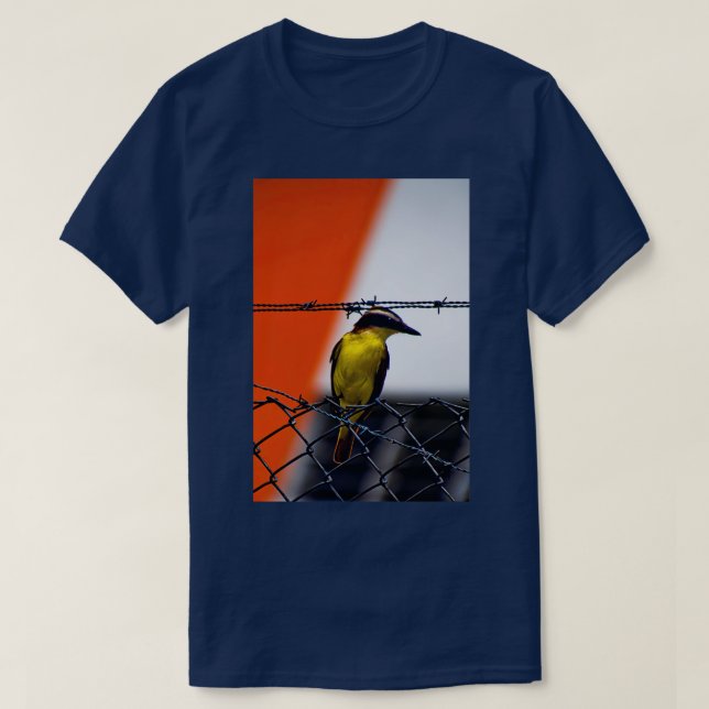 The Great Kiskadee Is A Very Striking Bird T-Shirt (Design Front)