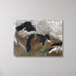 The Great Lakes 3 Canvas Print