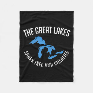 The Great Lakes Fleece Blanket