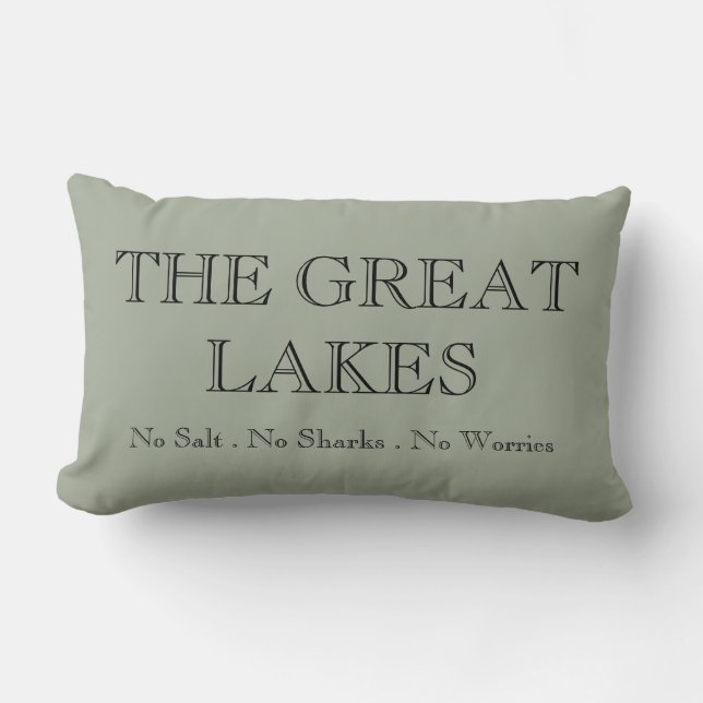 The Great Lakes Lumbar Cushion (Front)