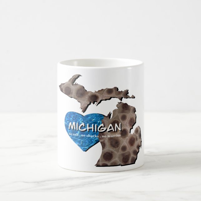 The Great Lakes | no salt, no sharks, no worries  Coffee Mug (Center)