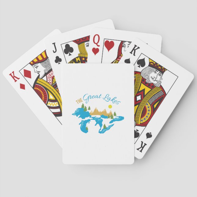The Great Lakes Playing Cards (Back)