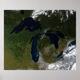 The Great Lakes Poster