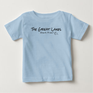 The Great Lakes - shark free Baby T-Shirt