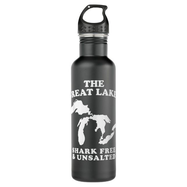 The Great Lakes Shark Free & Unsalted  710 Ml Water Bottle (Front)