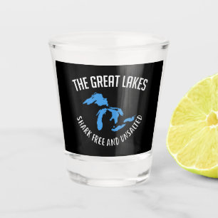 The Great Lakes Shot Glass