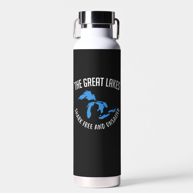 The Great Lakes Water Bottle (Front)